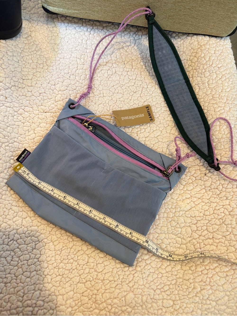 PATAGONIA TERRAVIA SACOCHE CROSSBODY BAG BARNACLE BLUE SAMPLE NWT